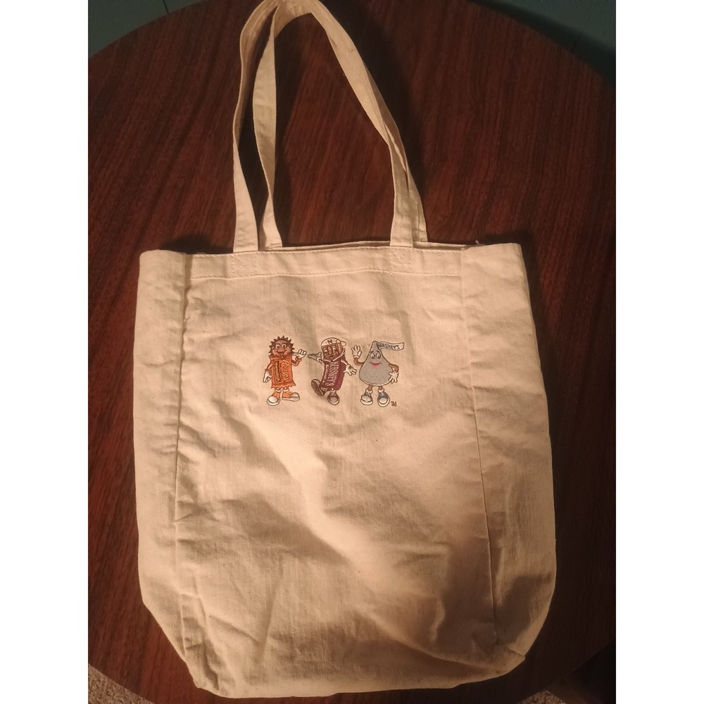 13.5x10 Canvas Shoulder Bag Featuring Candy Cartoon Characters